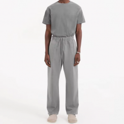 Cotton Straight Leg Sweatpants