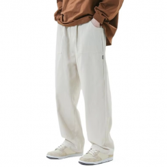 Casual Spring Autumn High Street Loose Straight Wide Leg Mopping Pants