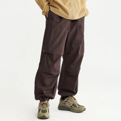 Men's Spring Drawstring Closure Casual Loose Fit Cargo Pants